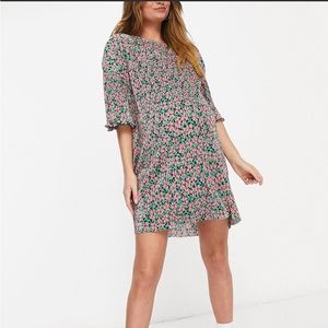 Asos floral maternity dress